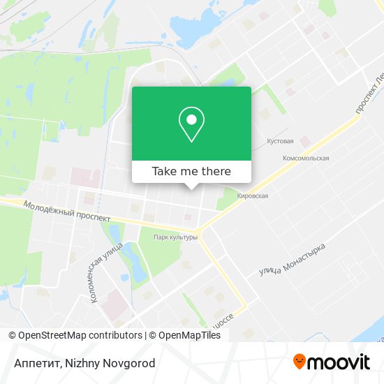 Аппетит map