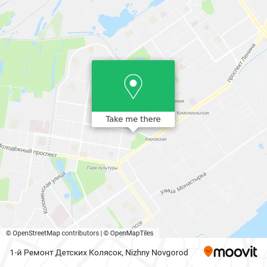 1-й Ремонт Детских Колясок map
