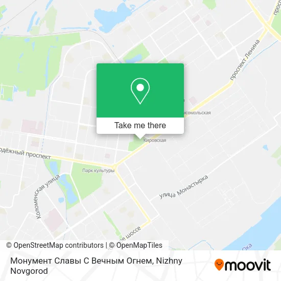 Монумент Славы С Вечным Огнем map