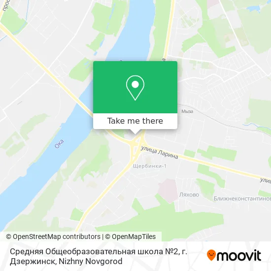 Средняя Общеобразовательная школа №2, г. Дзержинск map