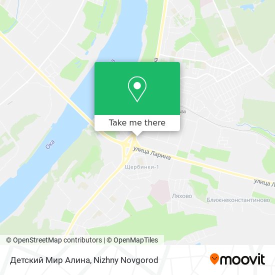 Детский Мир Алина map