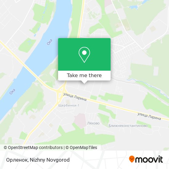 Орленок map