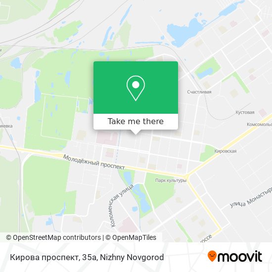 Кирова проспект, 35а map