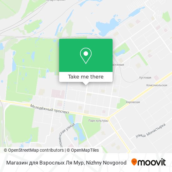 Магазин для Взрослых Ля Мур map