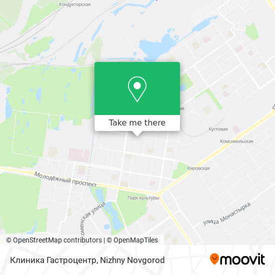 Клиника Гастроцентр map