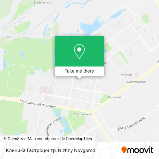 Клиника Гастроцентр map