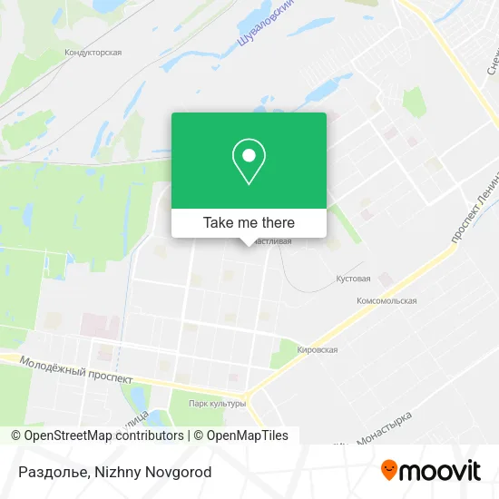 Раздолье map