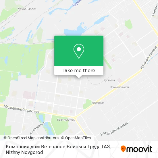 Компания дом Ветеранов Войны и Труда ГАЗ map