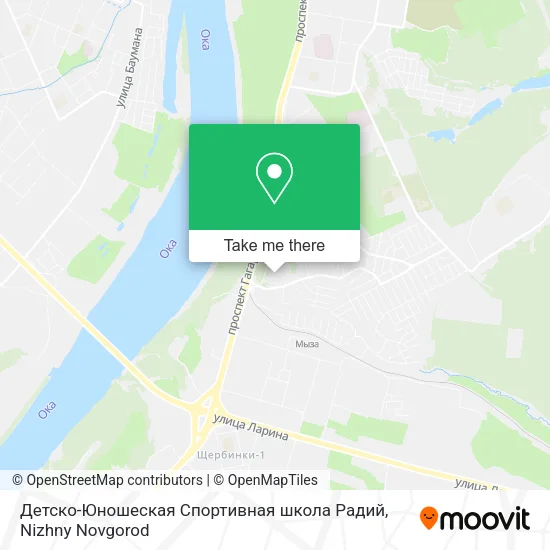 Детско-Юношеская Спортивная школа Радий map