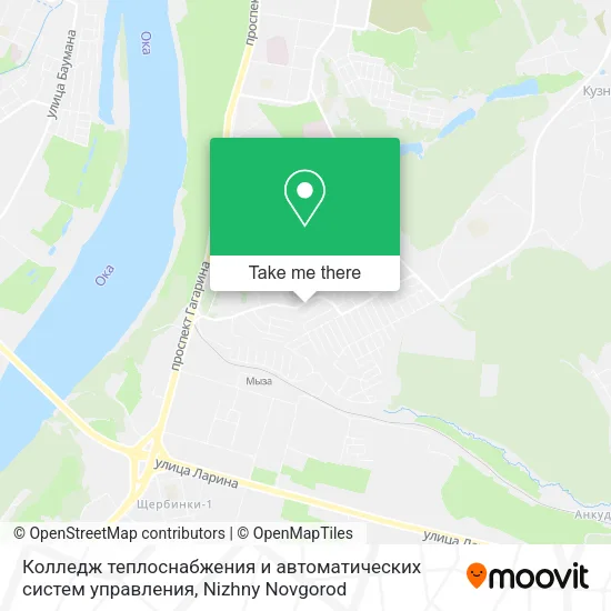 Колледж теплоснабжения и автоматических систем управления map