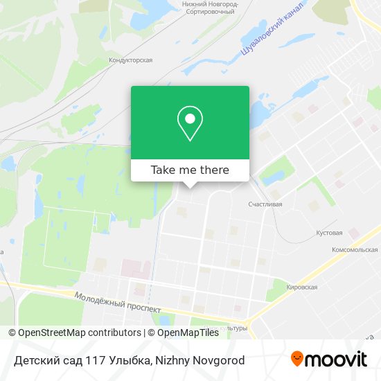 Детский сад 117 Улыбка map