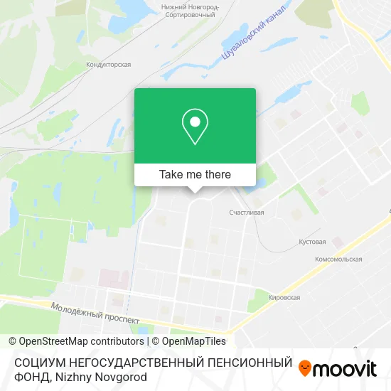 СОЦИУМ НЕГОСУДАРСТВЕННЫЙ ПЕНСИОННЫЙ ФОНД map