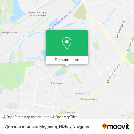 Детская клиника Медлэнд map