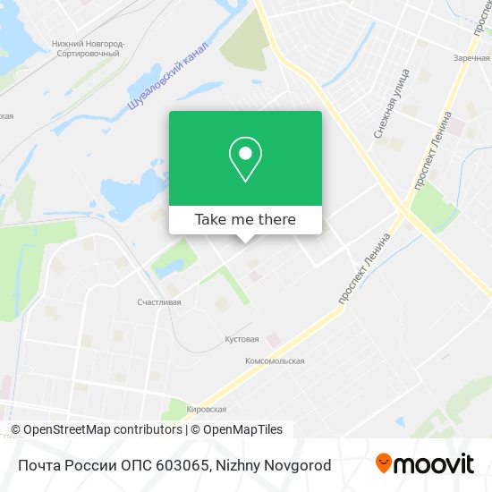 Почта России ОПС 603065 map