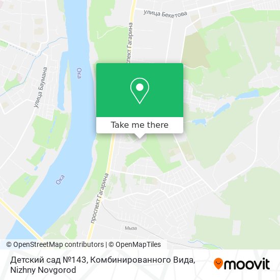 Детский сад №143, Комбинированного Вида map