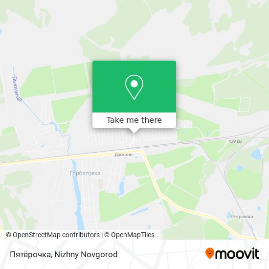 Пятёрочка map