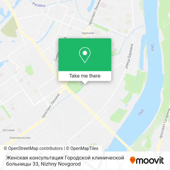 Женская консультация Городской клинической больницы 33 map