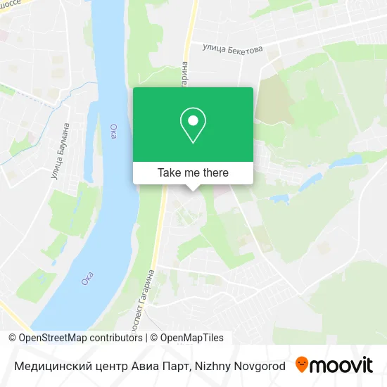 Медицинский центр Авиа Парт map
