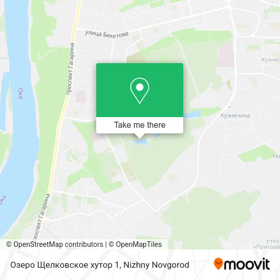 Озеро Щелковское хутор 1 map