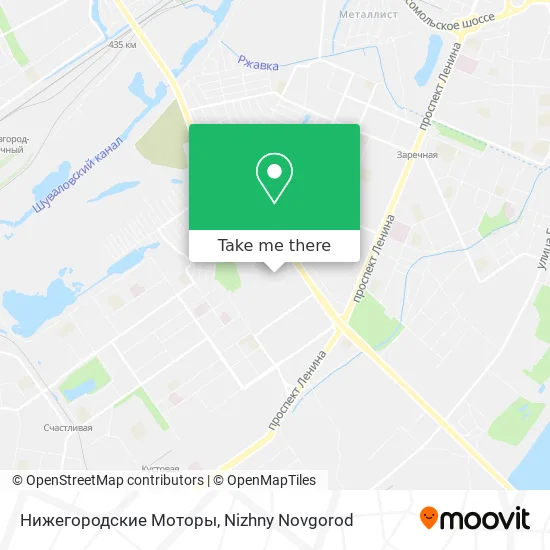 Нижегородские Моторы map