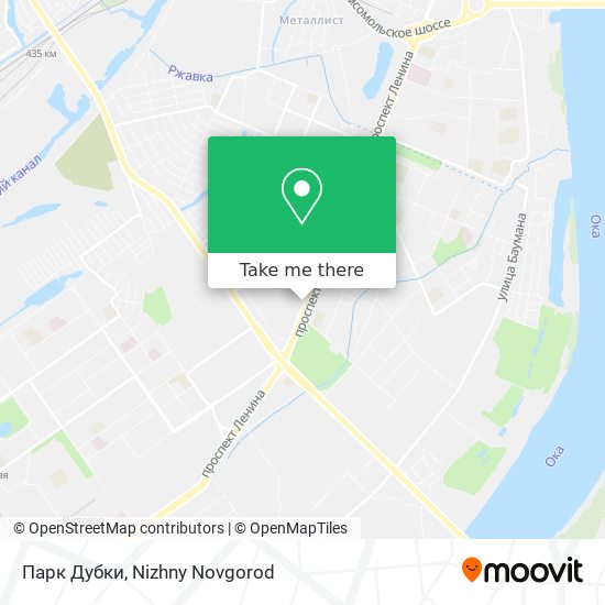 Парк Дубки map