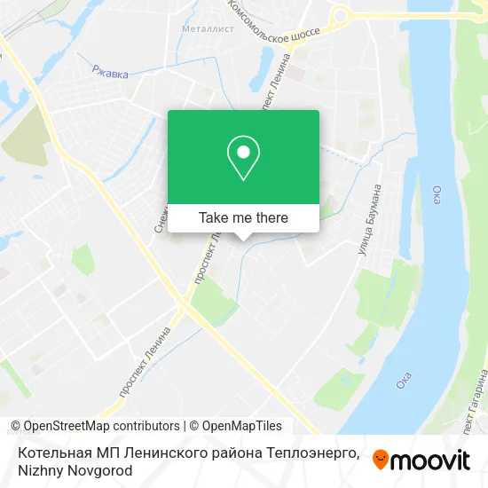 Котельная МП Ленинского района Теплоэнерго map