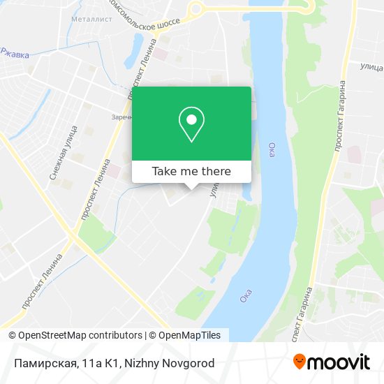 Памирская, 11а К1 map