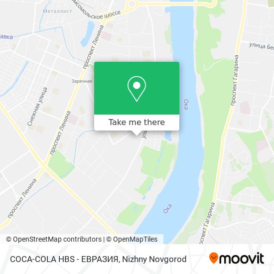 COCA-COLA HBS - ЕВРАЗИЯ map