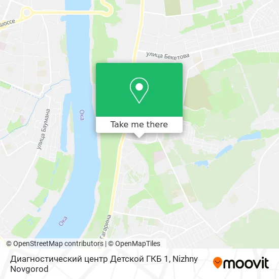 Диагностический центр Детской ГКБ 1 map
