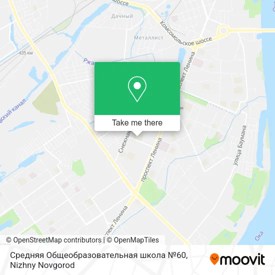 Средняя Общеобразовательная школа №60 map