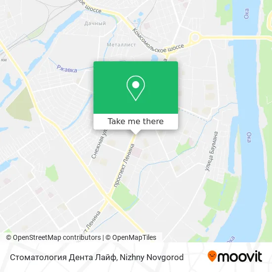 Стоматология Дента Лайф map