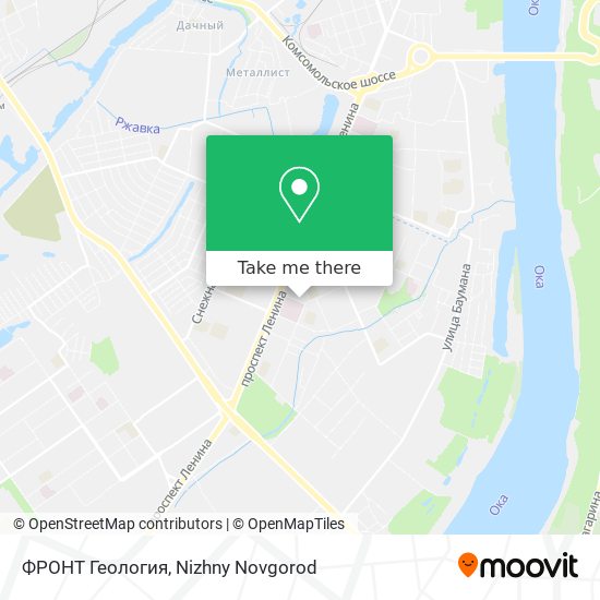 ФРОНТ Геология map
