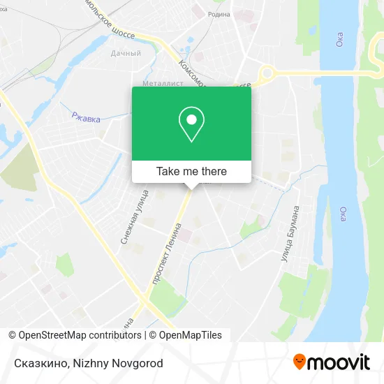 Сказкино map