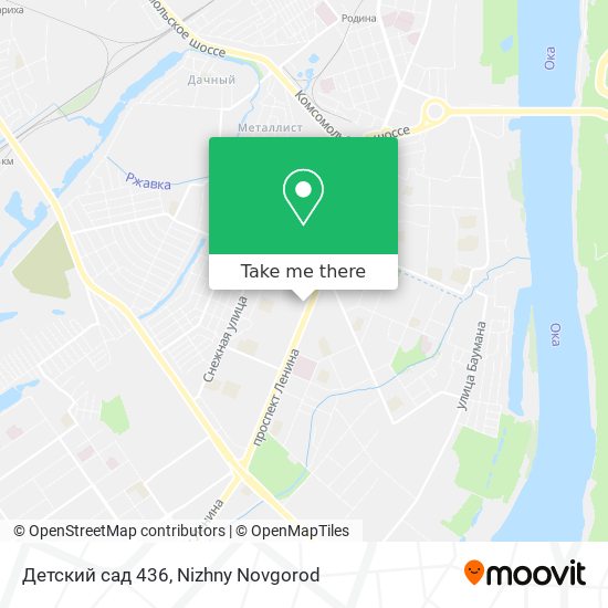 Детский сад 436 map