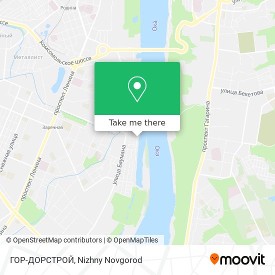 ГОР-ДОРСТРОЙ map