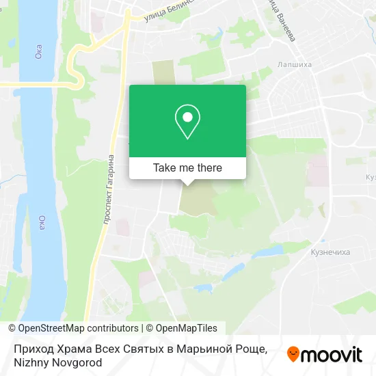 Приход Храма Всех Святых в Марьиной Роще map