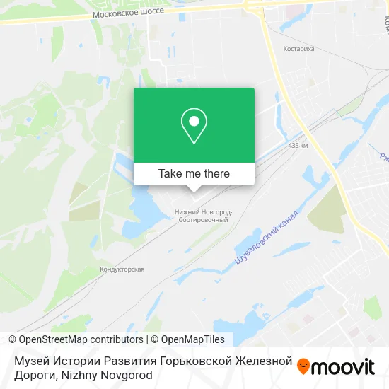 Музей Истории Развития Горьковской Железной Дороги map