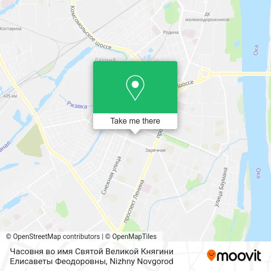 Часовня во имя Святой Великой Княгини Елисаветы Феодоровны map