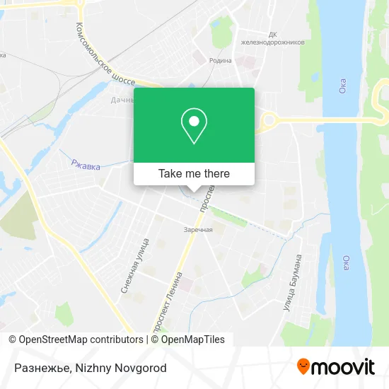 Разнежье map