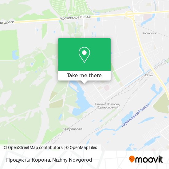 Продукты Корона map