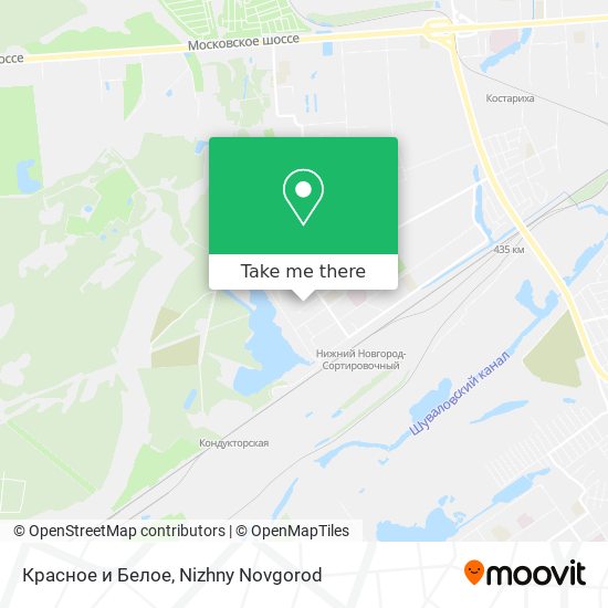 Красное и Белое map