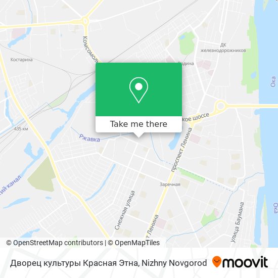 Дворец культуры Красная Этна map
