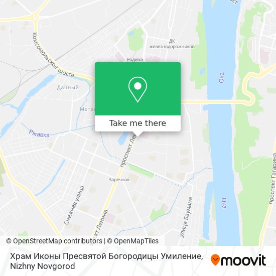 Храм Иконы Пресвятой Богородицы Умиление map