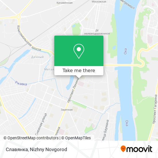 Славянка map