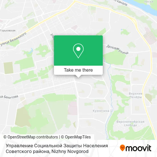Управление Социальной Защиты Населения Советского района map