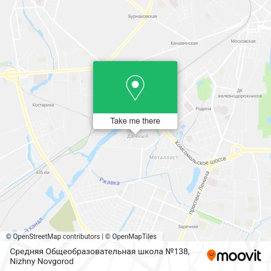 Средняя Общеобразовательная школа №138 map