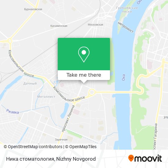 Ника стоматология map