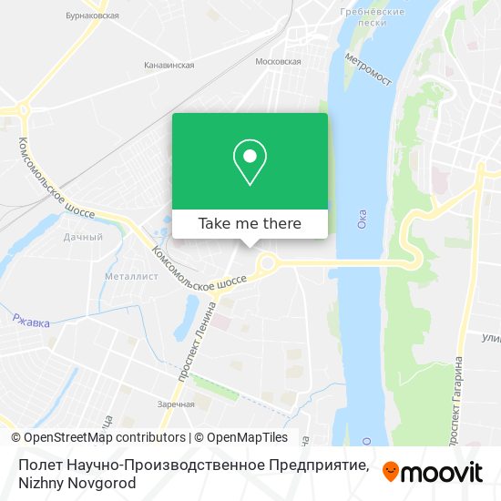 Полет Научно-Производственное Предприятие map