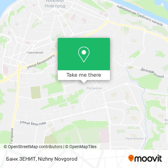 Банк ЗЕНИТ map