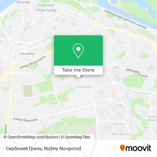Сербский Гриль map